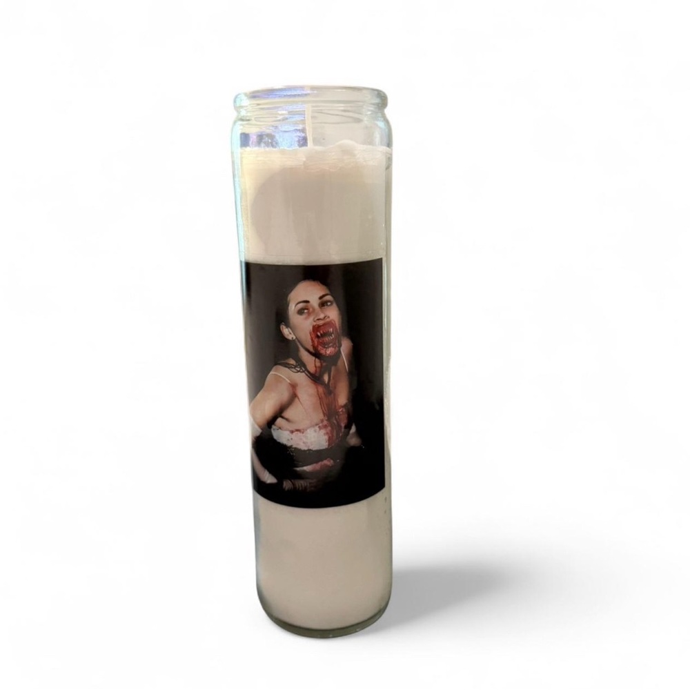 Brand New Jennifer’s Body Prayer Candle. 8 inches tall.